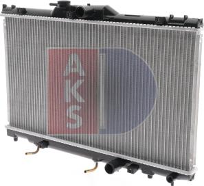 AKS Dasis 210046N - Радиатор, охлаждение двигателя autosila-amz.com