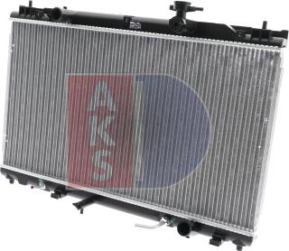 AKS Dasis 210086N - Радиатор, охлаждение двигателя autosila-amz.com