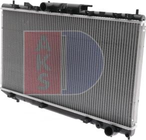 AKS Dasis 210037N - Радиатор, охлаждение двигателя autosila-amz.com