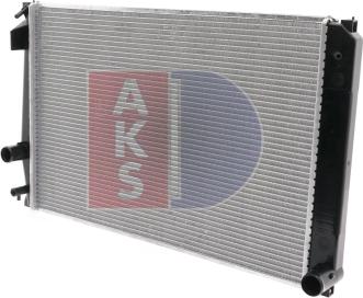 AKS Dasis 210159N - Радиатор, охлаждение двигателя autosila-amz.com