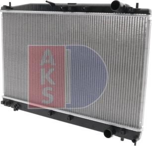AKS Dasis 210157N - Радиатор, охлаждение двигателя autosila-amz.com
