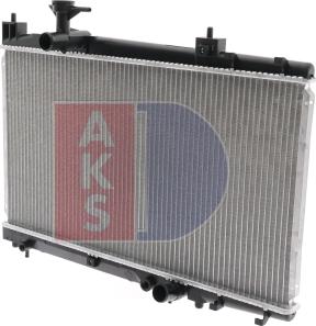 AKS Dasis 210113N - Радиатор, охлаждение двигателя autosila-amz.com