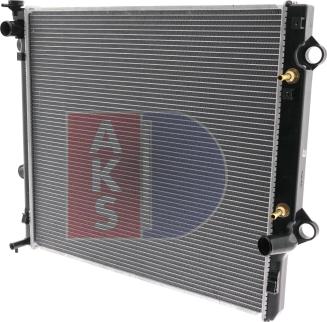 AKS Dasis 210184N - Радиатор, охлаждение двигателя autosila-amz.com