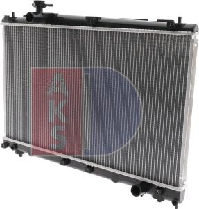 AKS Dasis 210121N - Радиатор, охлаждение двигателя autosila-amz.com