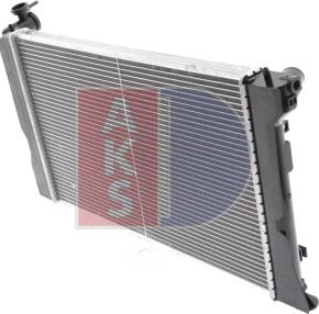 AKS Dasis 210123N - Радиатор, охлаждение двигателя autosila-amz.com