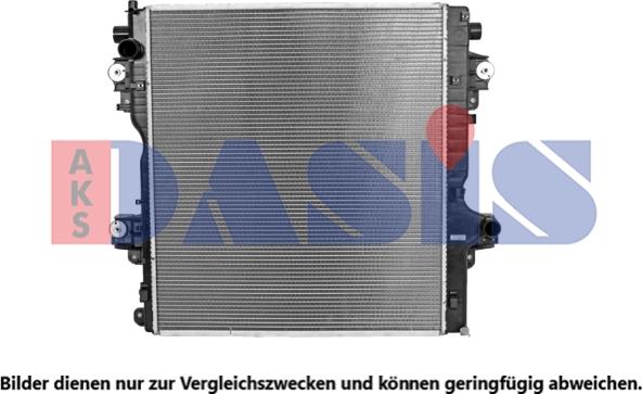 AKS Dasis 210291N - Радиатор, охлаждение двигателя autosila-amz.com