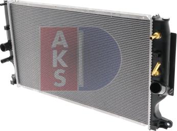 AKS Dasis 210264N - Радиатор, охлаждение двигателя autosila-amz.com