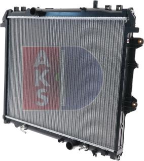 AKS Dasis 210232N - Радиатор, охлаждение двигателя autosila-amz.com