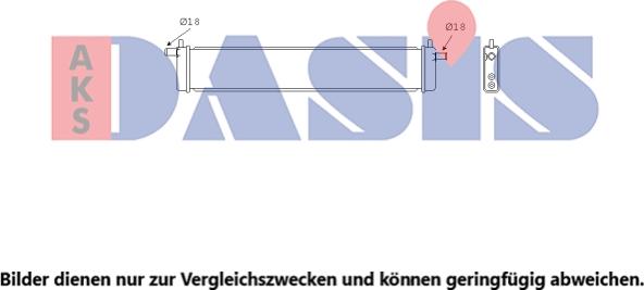 AKS Dasis 210278N - Радиатор, охлаждение двигателя autosila-amz.com