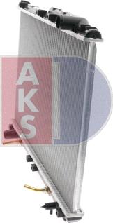 AKS Dasis 211910N - Радиатор, охлаждение двигателя autosila-amz.com