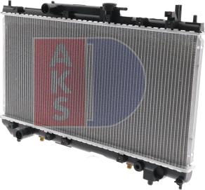 AKS Dasis 211980N - Радиатор, охлаждение двигателя autosila-amz.com