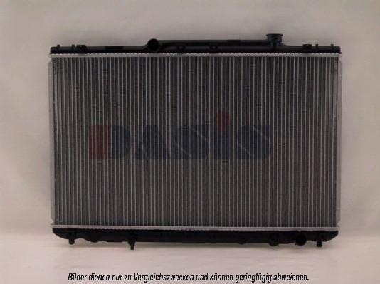 AKS Dasis 211590N - Радиатор, охлаждение двигателя autosila-amz.com