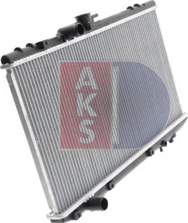 AKS Dasis 211610N - Радиатор, охлаждение двигателя autosila-amz.com