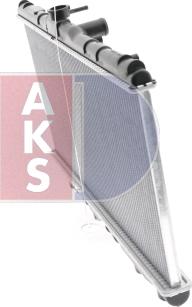 AKS Dasis 211010N - Радиатор, охлаждение двигателя autosila-amz.com