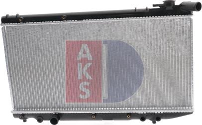 AKS Dasis 211260N - Радиатор, охлаждение двигателя autosila-amz.com