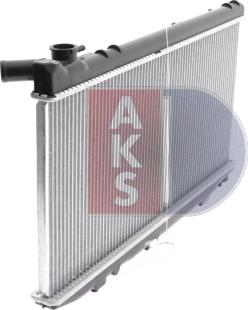 AKS Dasis 211260N - Радиатор, охлаждение двигателя autosila-amz.com