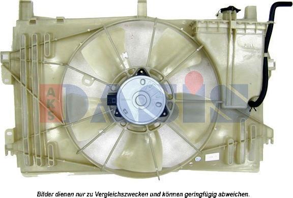 AKS Dasis 218015N - Вентилятор, охлаждение двигателя autosila-amz.com
