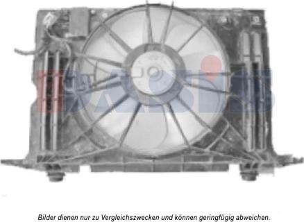 AKS Dasis 218080N - Вентилятор, охлаждение двигателя autosila-amz.com