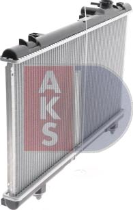 AKS Dasis 213450N - Радиатор, охлаждение двигателя autosila-amz.com