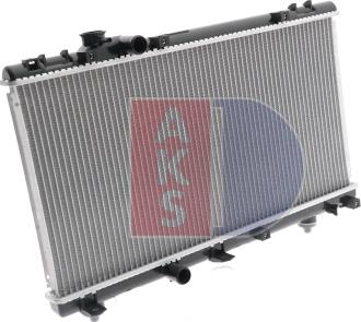 AKS Dasis 213450N - Радиатор, охлаждение двигателя autosila-amz.com