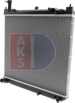AKS Dasis 213810N - Радиатор, охлаждение двигателя autosila-amz.com