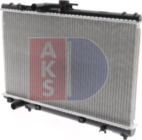 AKS Dasis 213750N - Радиатор, охлаждение двигателя autosila-amz.com