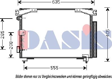 AKS Dasis 212920N - Конденсатор кондиционера autosila-amz.com