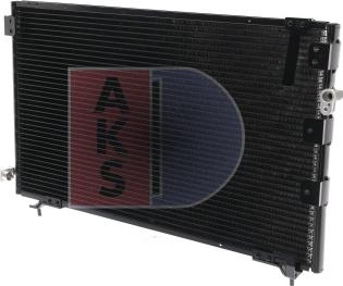 AKS Dasis 212008N - Конденсатор кондиционера autosila-amz.com