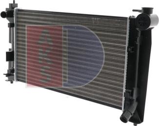 AKS Dasis 212031N - Радиатор, охлаждение двигателя autosila-amz.com