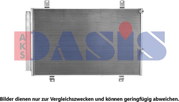 AKS Dasis 212145N - Конденсатор кондиционера autosila-amz.com