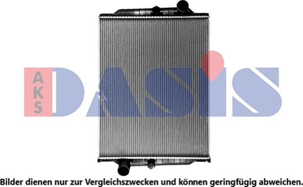 AKS Dasis 280014SXV - Радиатор, охлаждение двигателя autosila-amz.com