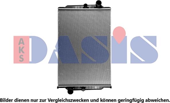 AKS Dasis 280018SXV - Радиатор, охлаждение двигателя autosila-amz.com