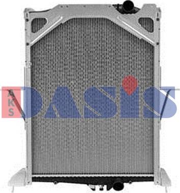 AKS Dasis 280024N - Радиатор, охлаждение двигателя autosila-amz.com