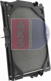 AKS Dasis 280100N - Радиатор, охлаждение двигателя autosila-amz.com