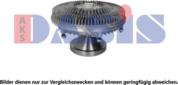 AKS Dasis 288009N - Сцепление, вентилятор радиатора autosila-amz.com
