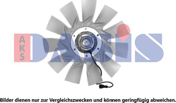 AKS Dasis 288016N - Вентилятор, охлаждение двигателя autosila-amz.com