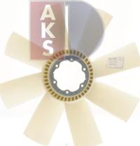 AKS Dasis 288012N - Крыльчатка вентилятора, охлаждение двигателя autosila-amz.com