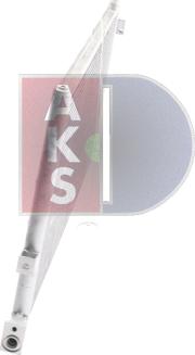 AKS Dasis 282002N - Конденсатор кондиционера autosila-amz.com