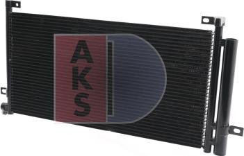 AKS Dasis 282007N - Конденсатор кондиционера autosila-amz.com