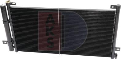 AKS Dasis 282007X - Конденсатор кондиционера autosila-amz.com