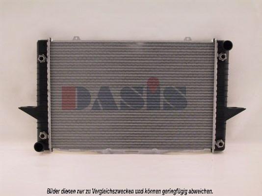 AKS Dasis 220540N - Радиатор, охлаждение двигателя autosila-amz.com