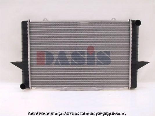 AKS Dasis 220510N - Радиатор, охлаждение двигателя autosila-amz.com