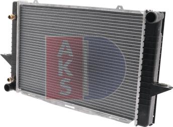 AKS Dasis 220520N - Радиатор, охлаждение двигателя autosila-amz.com