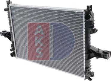 AKS Dasis 220001N - Радиатор, охлаждение двигателя autosila-amz.com