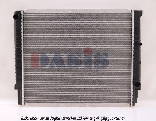 AKS Dasis 220840N - Радиатор, охлаждение двигателя autosila-amz.com