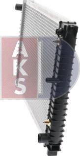 AKS Dasis 220320N - Радиатор, охлаждение двигателя autosila-amz.com