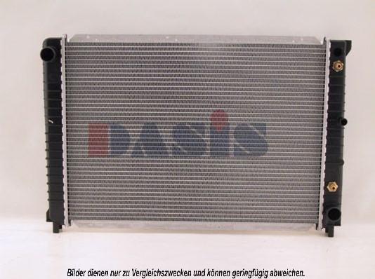 AKS Dasis 220320N - Радиатор, охлаждение двигателя autosila-amz.com