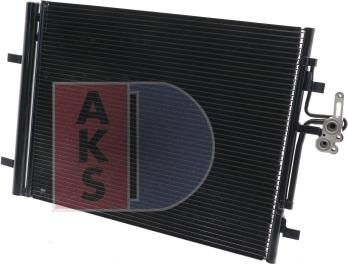 AKS Dasis 222009N - Конденсатор кондиционера autosila-amz.com