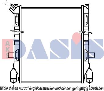 AKS Dasis 270004N - Радиатор, охлаждение двигателя autosila-amz.com