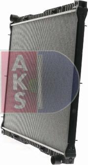 AKS Dasis 270007N - Радиатор, охлаждение двигателя autosila-amz.com